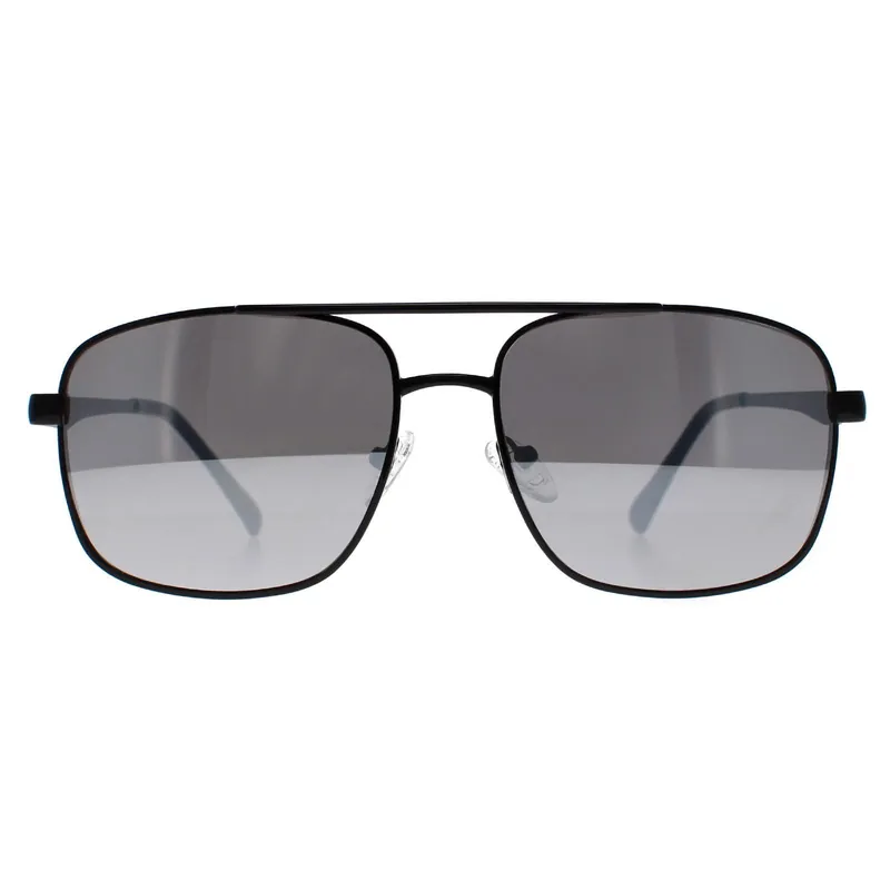 Aviator Black Silver Mirrored GF0211 - Guess