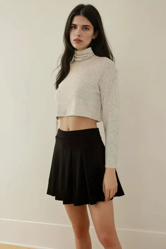 Pleated Mini Skort - Hiccup