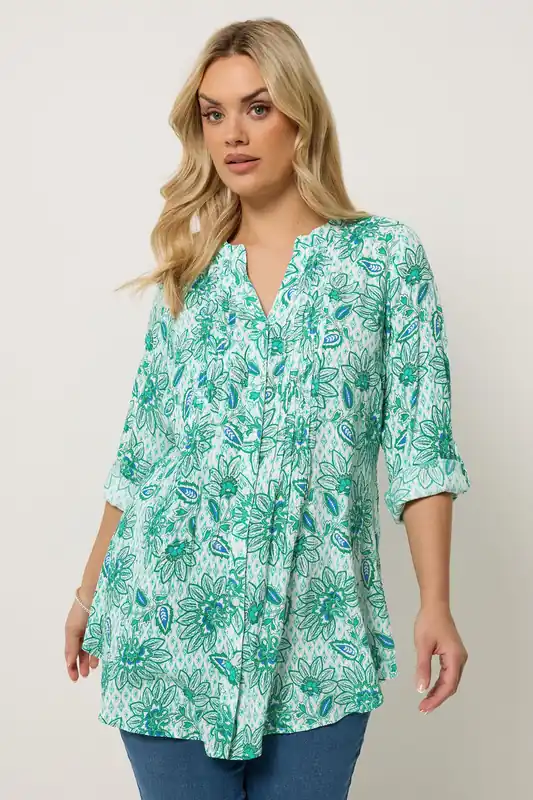 Paisley Pintuck Blouse - Yours