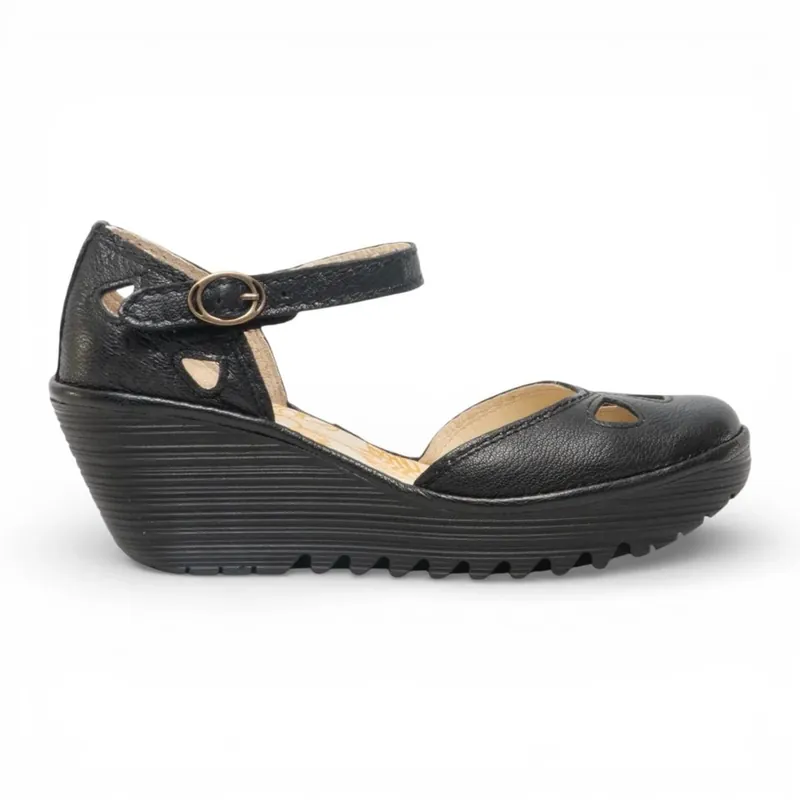 Leather Wedge Sandals Style Comfort Heels - TruClothing