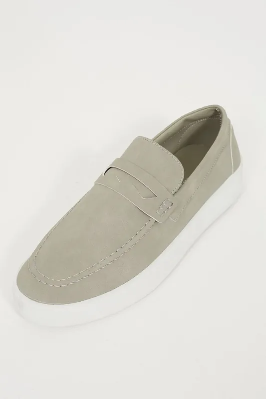 Faux Suede Loafers - Brave Soul