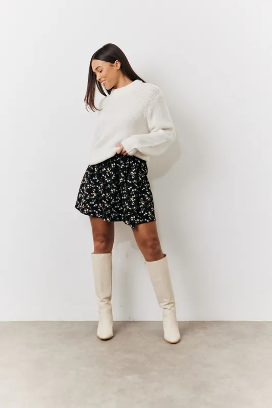 Multi Flippy Mini Skirt - In The Style