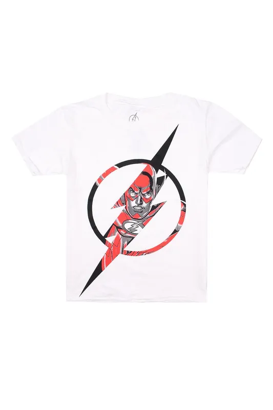 Flash Icon Cotton T-Shirt White