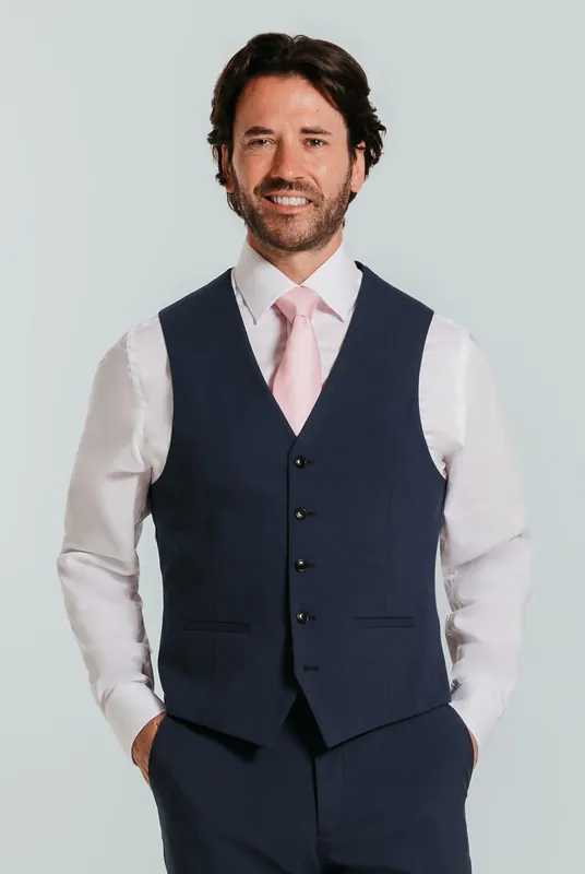 Mid Blue Waistcoat - Dobell