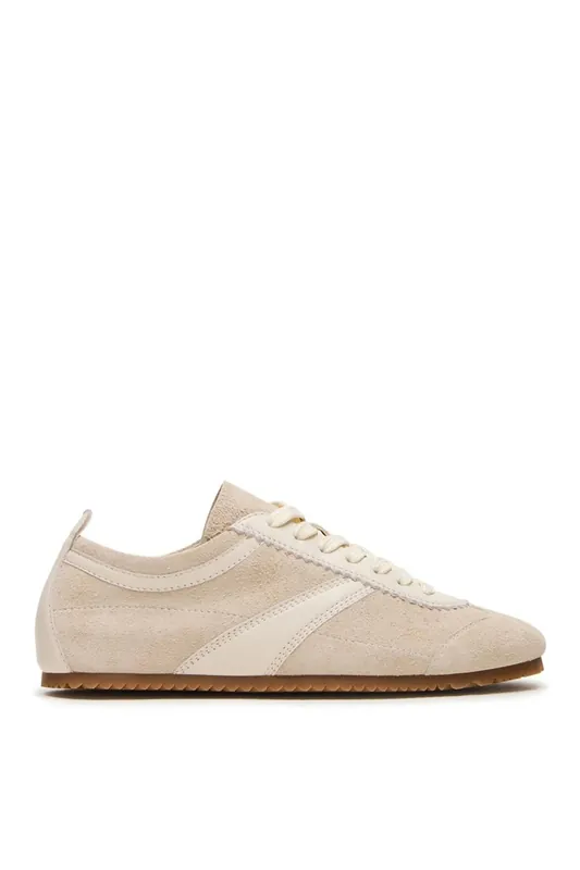 Jaye Cream Suede' Suede Trainers - STEVE MADDEN