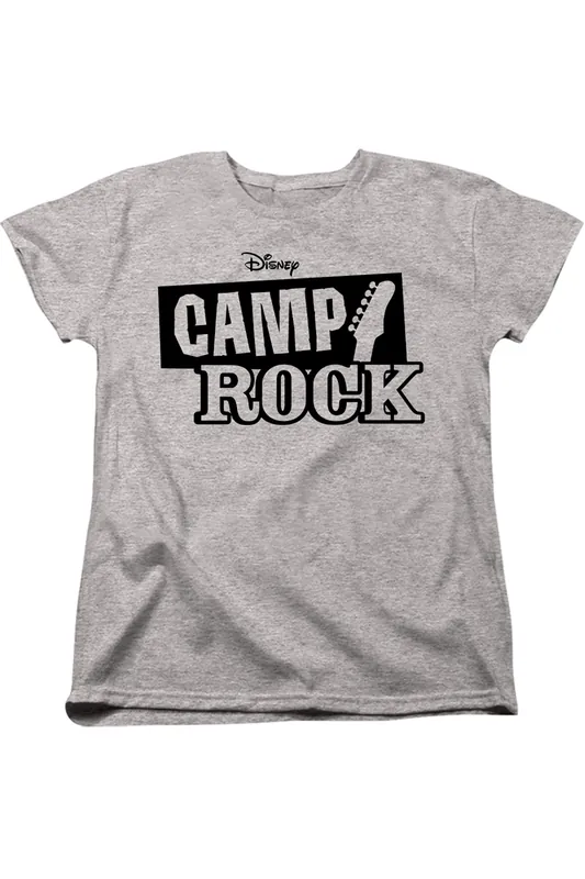 Camp Rock Mono Logo Tee, Athletic Heather - Disney