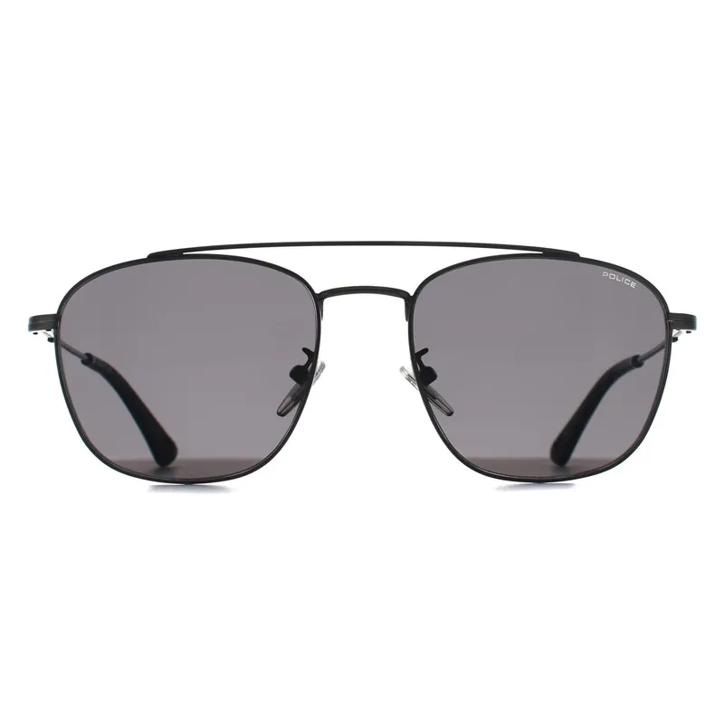 Aviator Shiny Bakelite Smoke Grey SPL996 Origins Lite 2 - Police