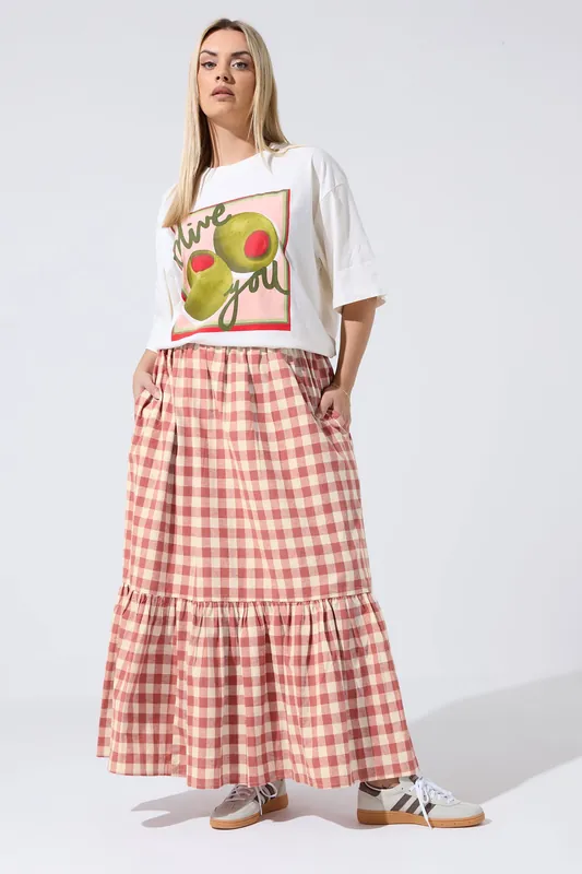Gingham Maxi Skirt - Yours