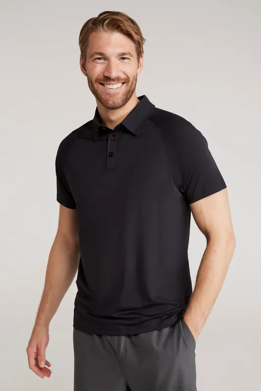 Hit' Lightweight Soft Comfortable Breathable Casual Everyday Polo Top - Mountain Warehouse