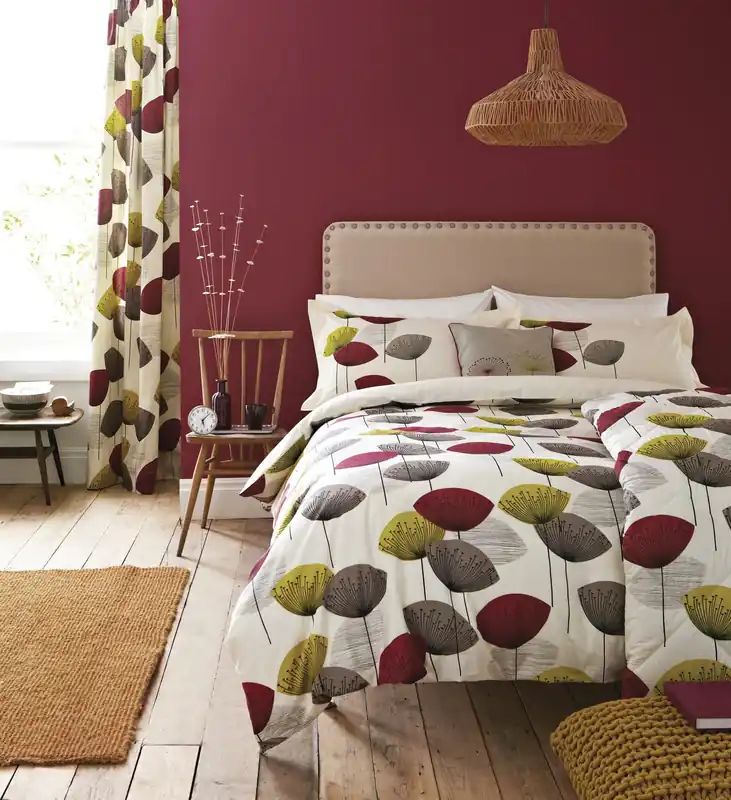 'Dandelion Clocks' Cotton Duvet Cover Set - Sanderson