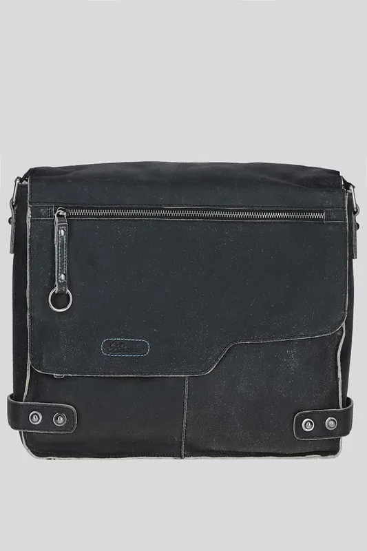 Real Leather Messenger Bag - Ashwood Leather