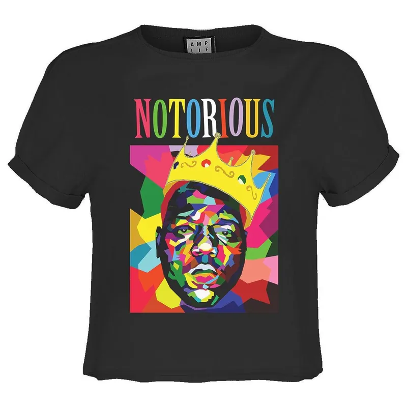 Geo Crown Notorious Big Crop Top - Amplified