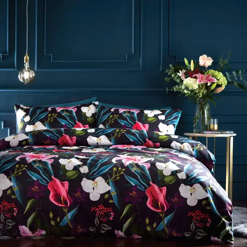Lily Tropics Multi Duvet Cover Set - Portfolio Home
