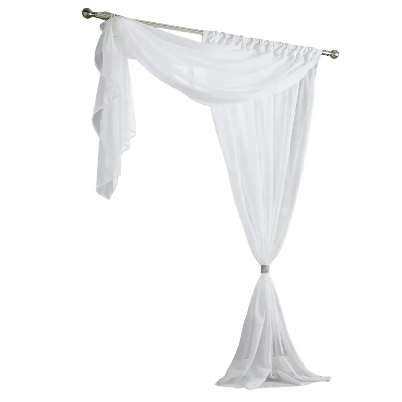 Double Voile Curtain Panels 183cm - Alan Symonds