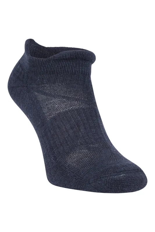 Seamless Soft Breathable Merino Comfortable Anti-Blister Trainer Socks