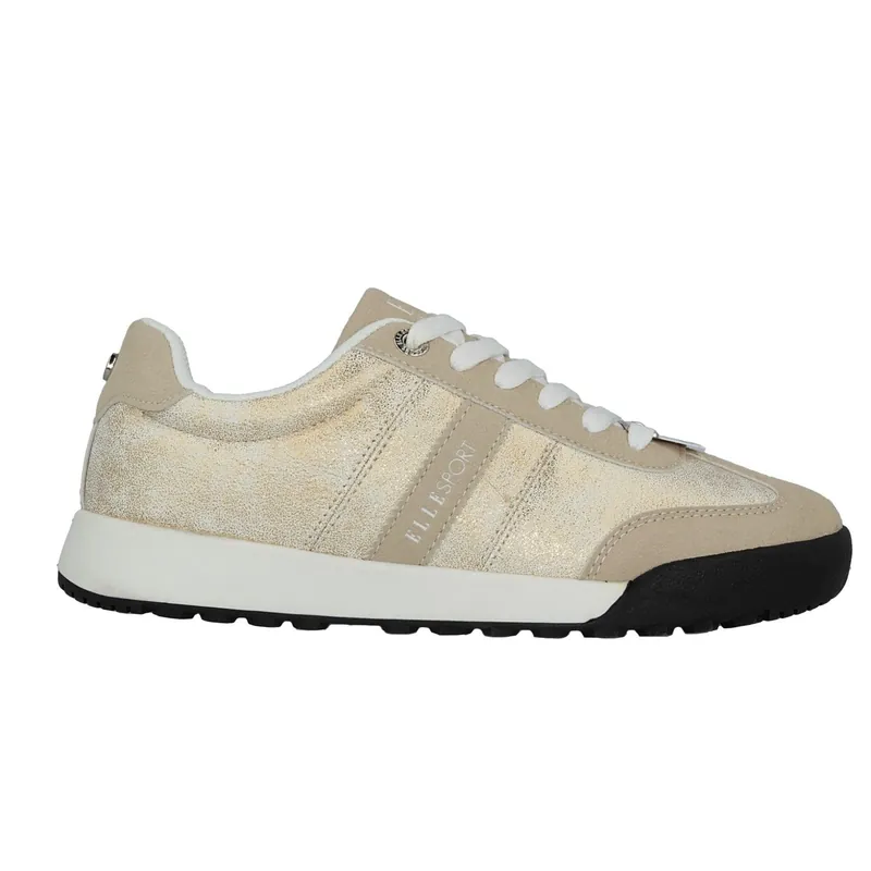 Gold-Toned Retro Trainer