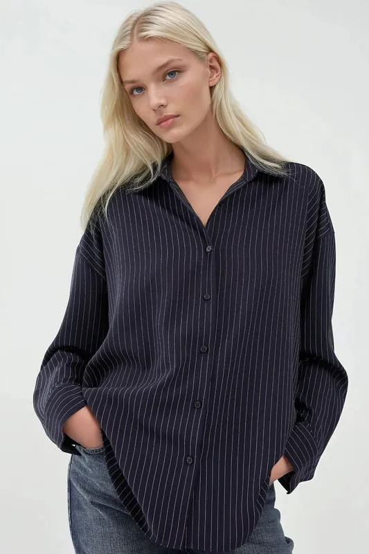 Oversize Striped Shirt - Hiccup