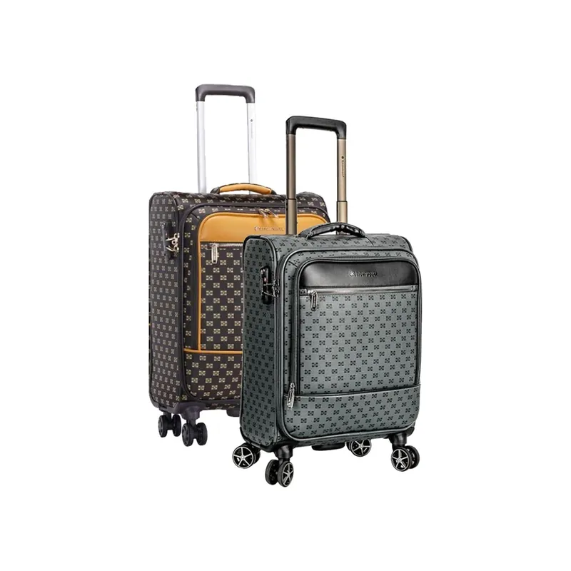 Lightweight Luggage Travel Cabin Suitcase - Infinity Leather