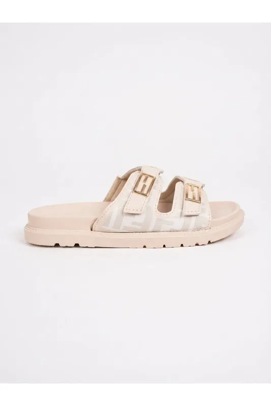 Willow Patterned Buckle Sandals - IKRUSH