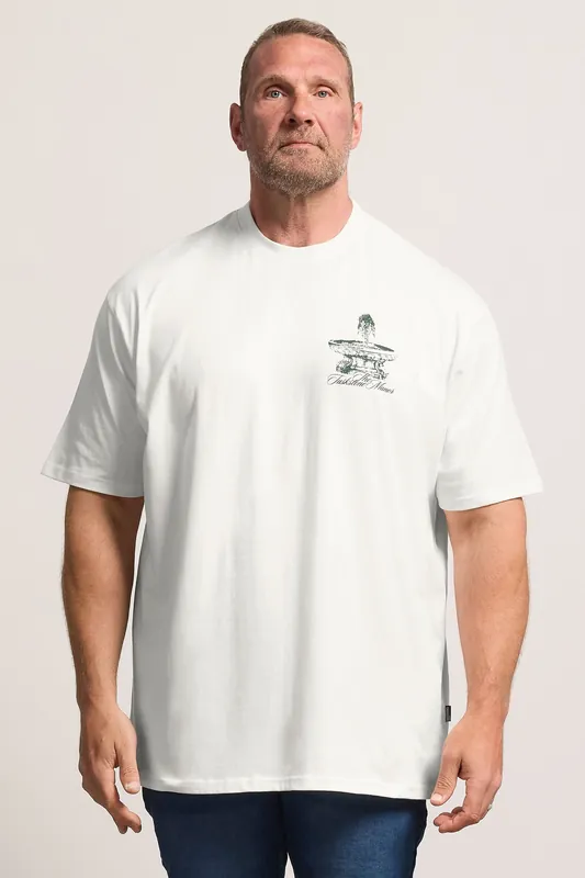 Extra Long Graphic T-Shirt