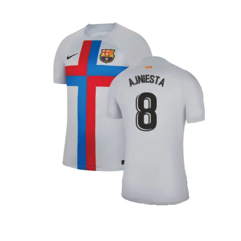 Mens 2022 - 2023 Third Shirt - A.Iniesta 8