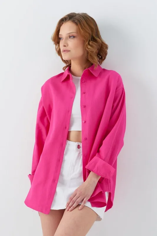 Oversize Poplin Shirt - MixRay