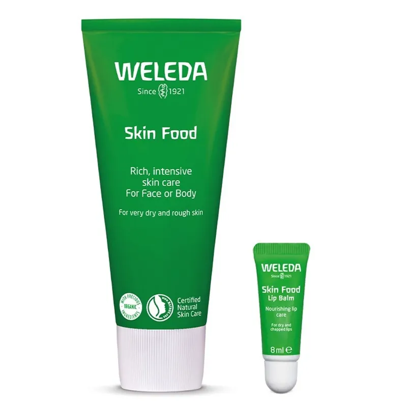 Skin Food Cream Lip Balm Duo - Weleda