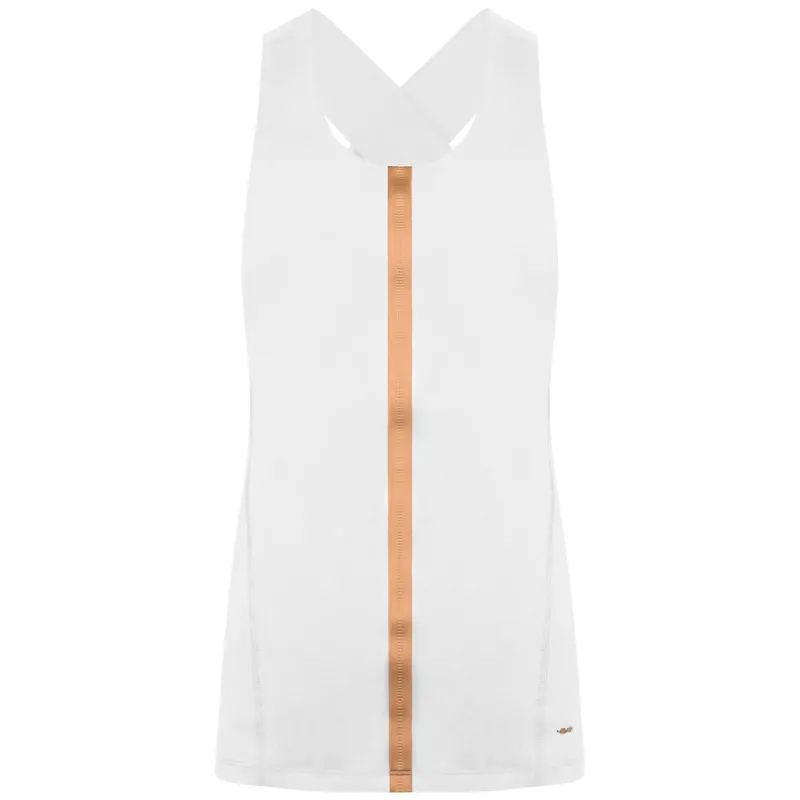 Tennis White Tank Top - Head