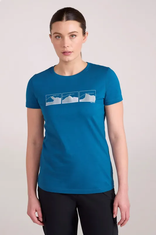Three Peaks' Lightweight 100% Cotton Short Sleeve Graphic T-Shirt