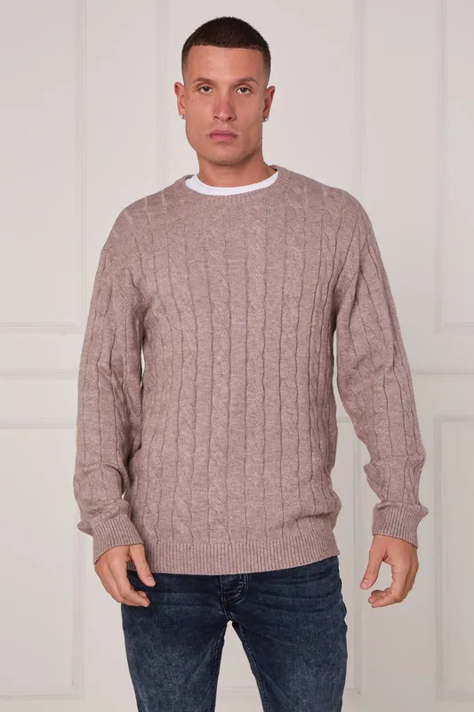 Classic Cable Knit Jumper - ELAINA FASHION