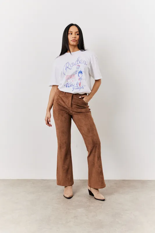 White Rodeo Graphic T-Shirt