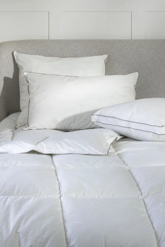 Soft As Down Microfibre Superking Chamber Pillow - Medium/Firm
