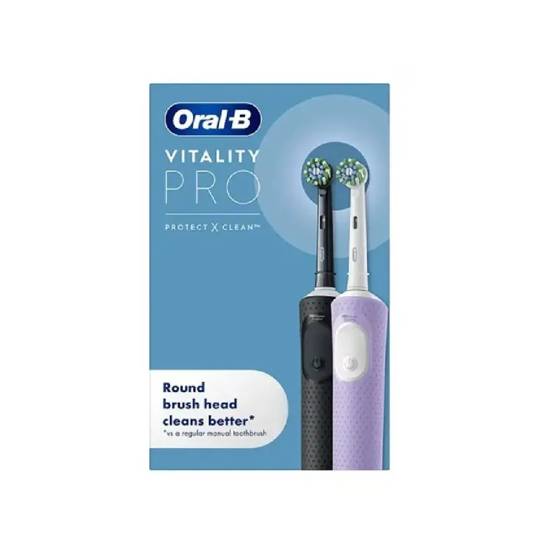 Vitality PRO Black & Lilac (Duo Pack) - Oral B