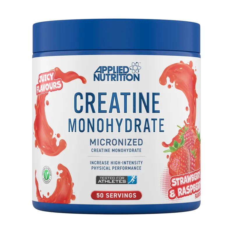 Creatine Monohydrate Powder - Strawberry Raspberry - 50 Servings