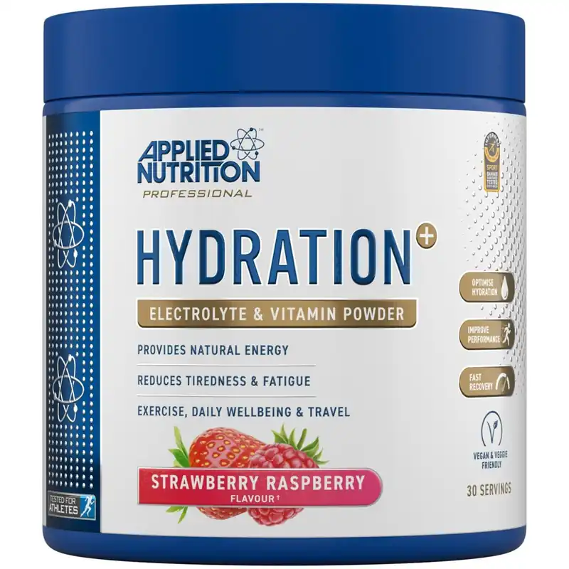 Hydration+ Electrolyte & Vitamin - Strawberry Raspberry - 30 Servings