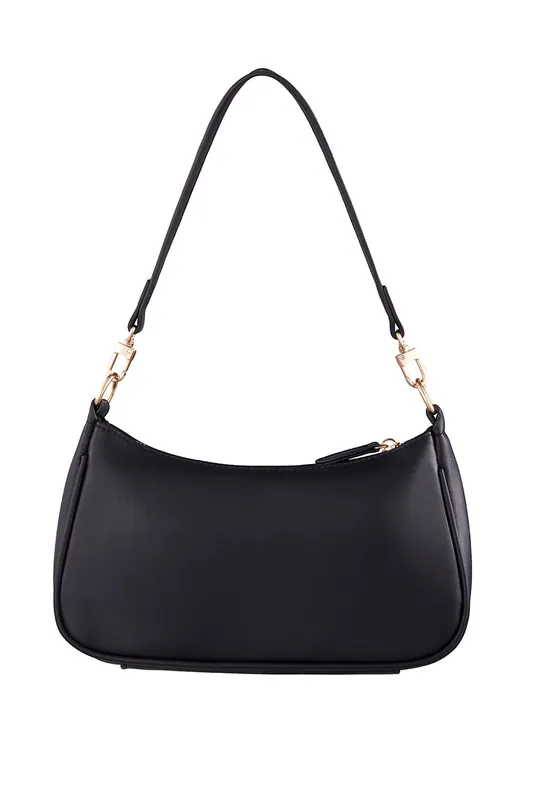 Versatile PU Leather Shoulder Bag with 2 Removable Straps - MODISHION