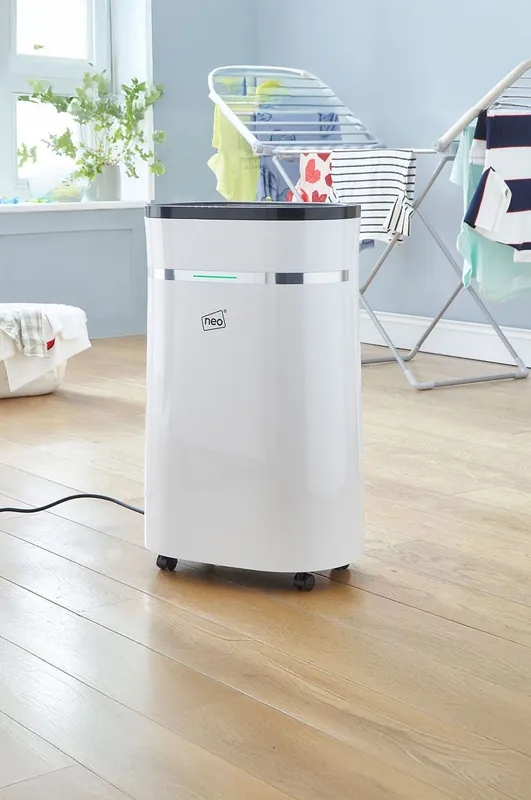 25L Per Day Dehumidifier with 6L Water Tank LED Control Panel Continuous Drainage Laundry Drying 24 Hour Timer Overflow Protection - Neo