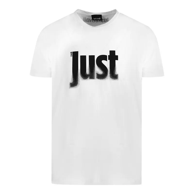 Fading Logo White T-Shirt