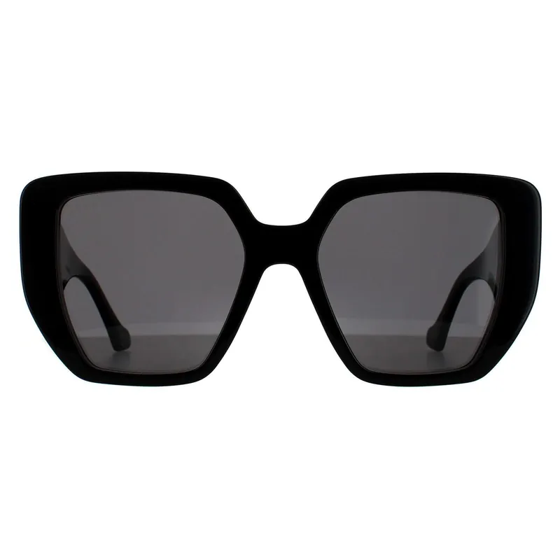 Square Black Grey Sunglasses - Gucci