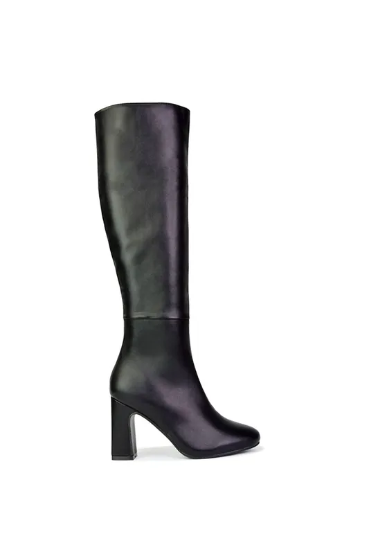 Lillia' Knee High Heeled Boots - XY London