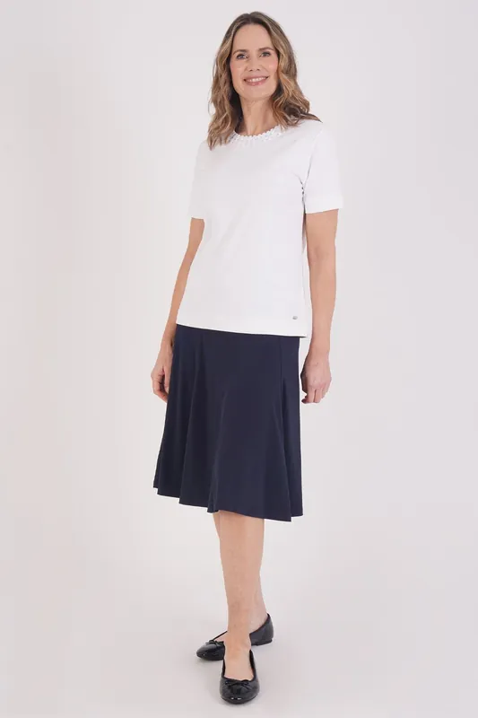 8 Panel Jersey Skirt - Short