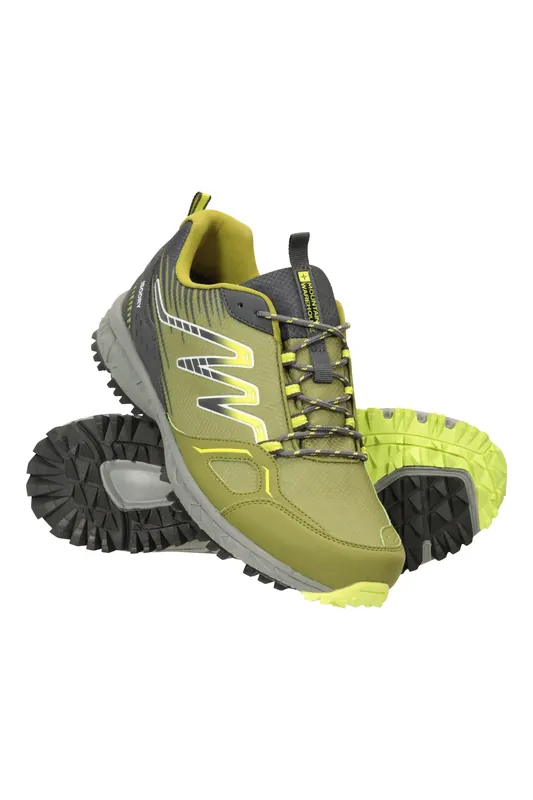 Enhance' Waterproof Soft Breathable Lace Up Trail Running Sneakers - Mountain Warehouse