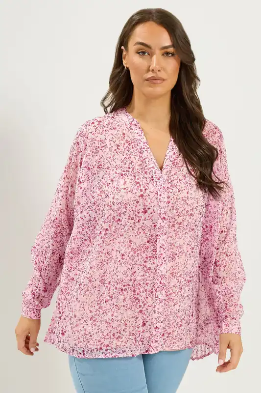 Pleated Back Blouse - Yours