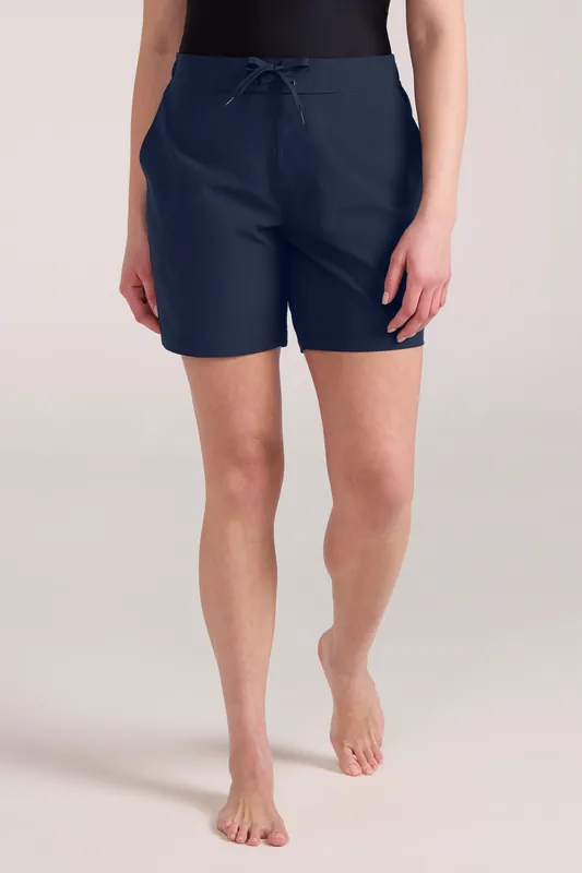 Lightweight Quick Dry Stretchy Comfortable Fit Long Beach Board Shorts - Mountain Warehouse