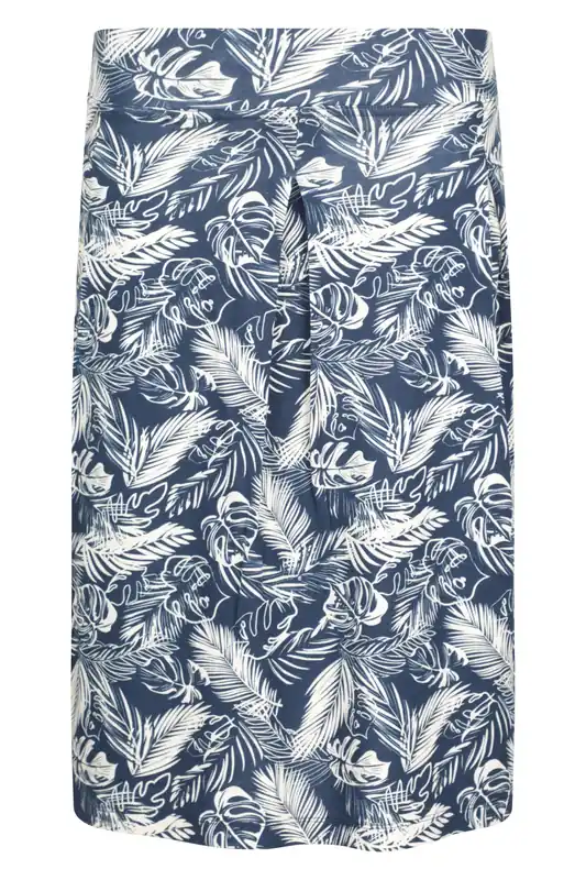 Waterfront' Printed Lightweight UV Protection Jersey Midi Skirt - Mountain Warehouse