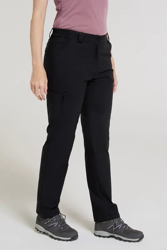 Winter Hiker' Lightweight Stretchy Quick Dry Multi Pocket Trousers - Mountain Warehouse