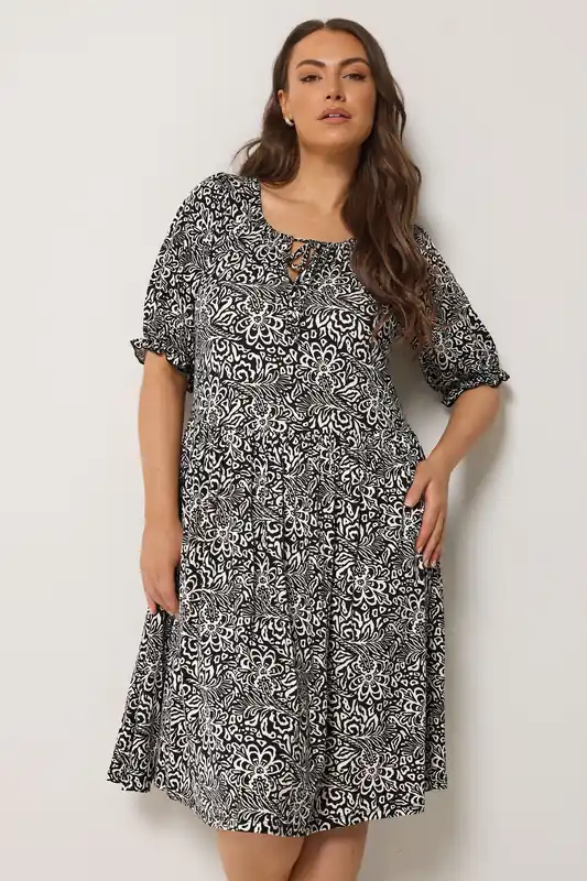 Abstract Tie Dress - Yours