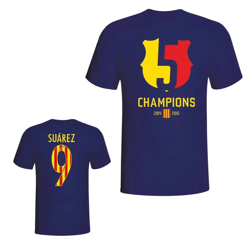 Mens 2015 Luis Suarez Champions Tee - FC Barcelona