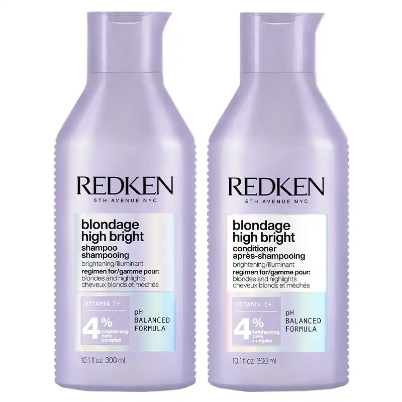 Blondage High Bright Shampoo & Conditioner 300ml Duo - Redken