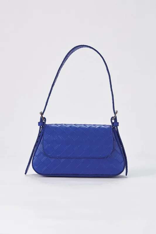 Braided Pu Leather Adjustable Strap Shoulder Bag - Belissh